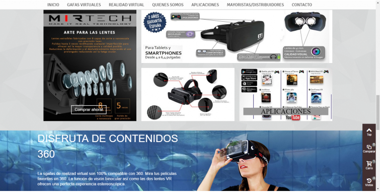 Creación de Tienda online realidad virtual