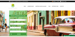 Diseño Web Reserva de Alojamientos Cuba