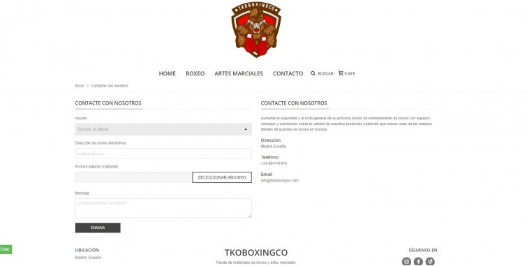 Diseño Tienda Online Deportes