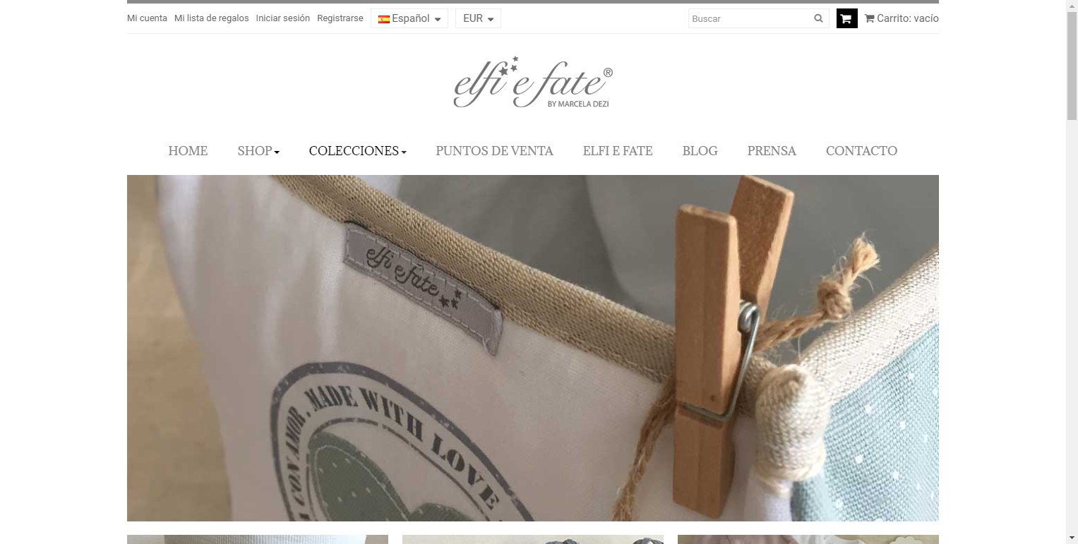 Diseño Tienda Online Ropa Bebés