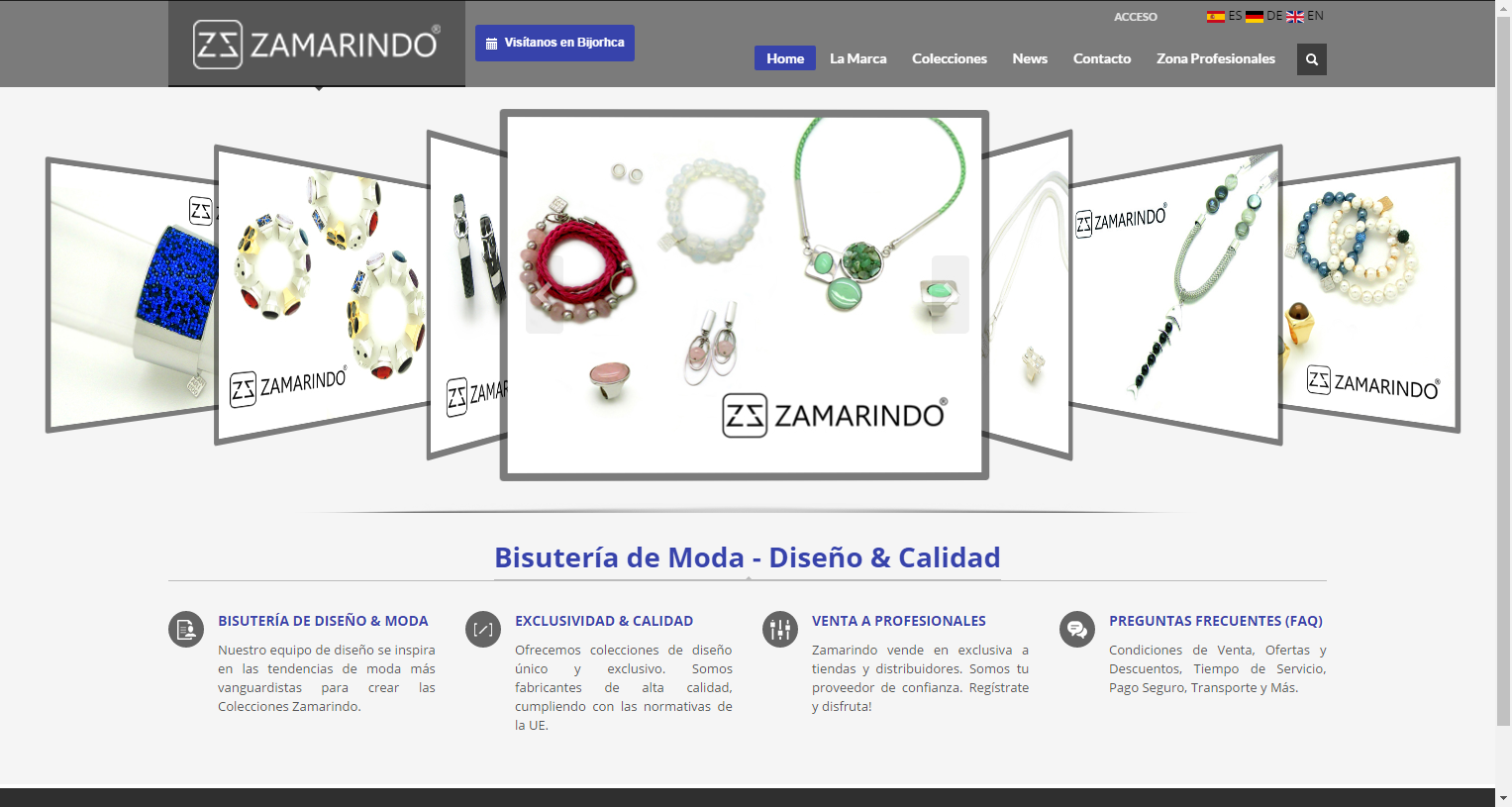 Creación de Tienda Online de Joyería y Bisutería