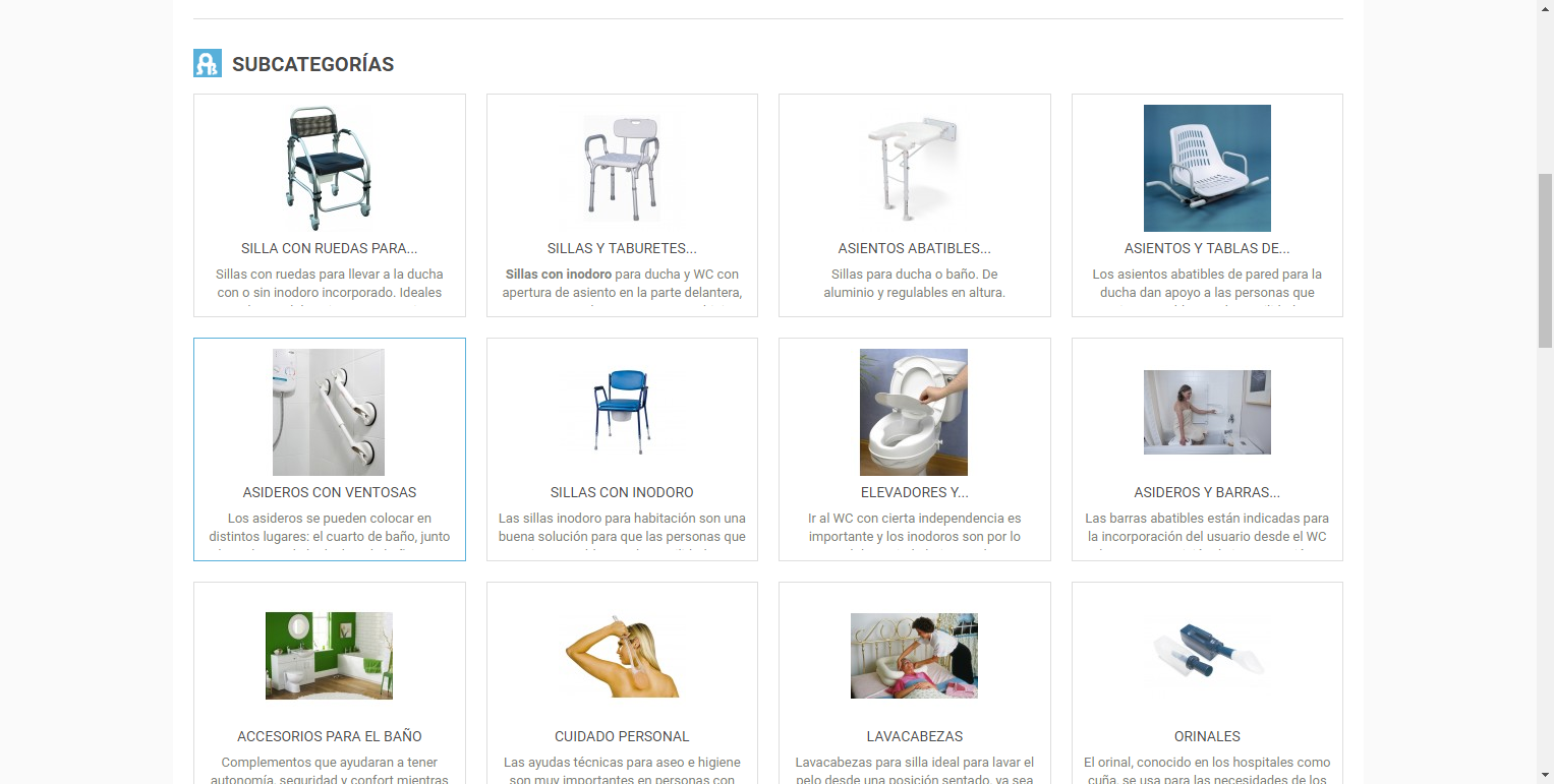Diseño Tienda Online Ortopedia