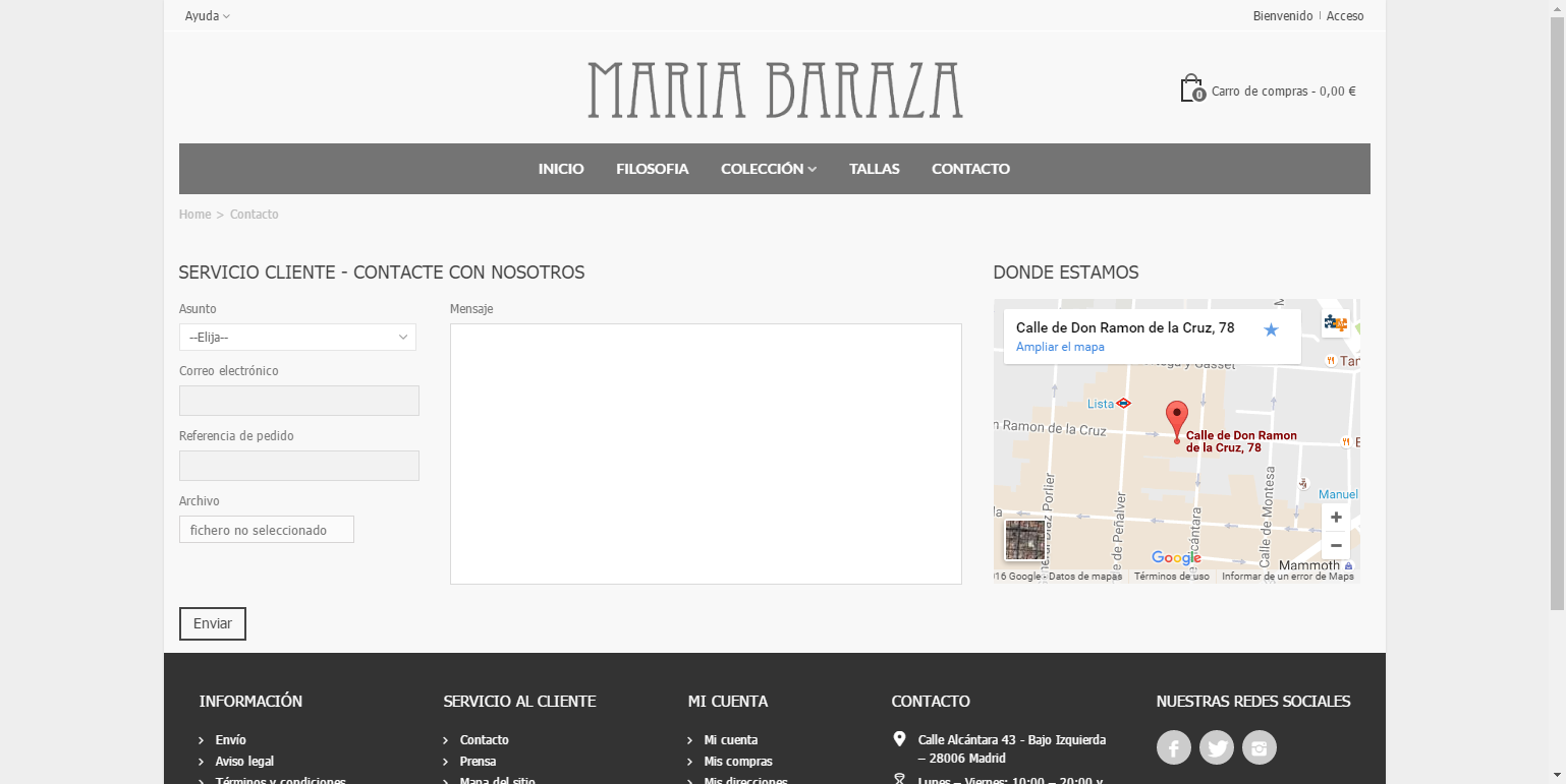 Diseño Tienda Online Moda