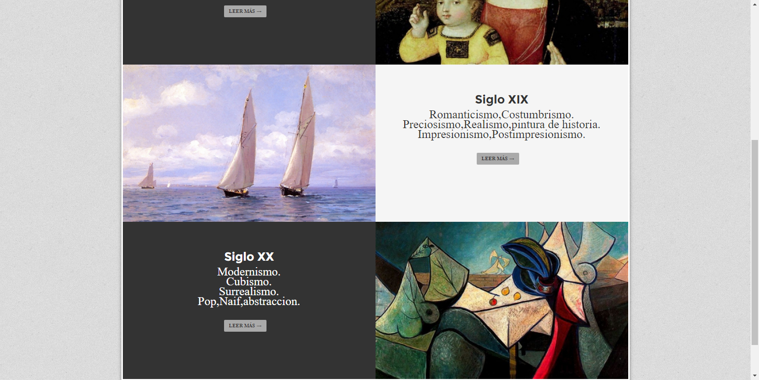 Diseño de Página Web Antigüedades