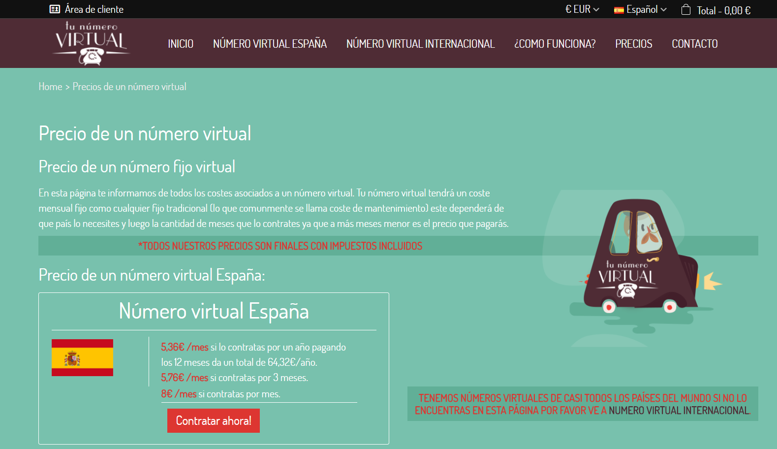 Diseño de Página Web para Móviles y Telefonía