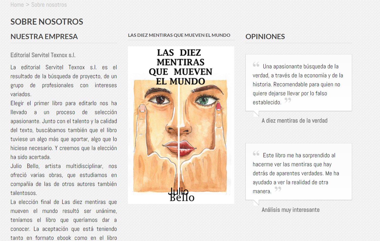 Diseño Tienda Online Libros