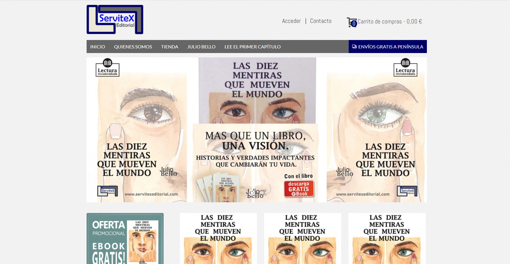 Diseño Tienda Online Libros