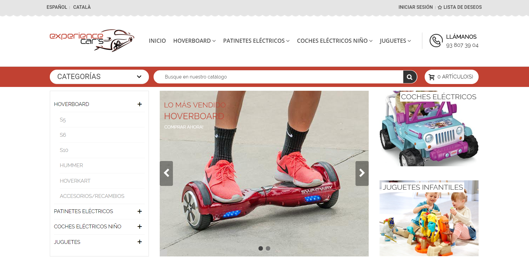 Diseño Tienda Online Juguetes