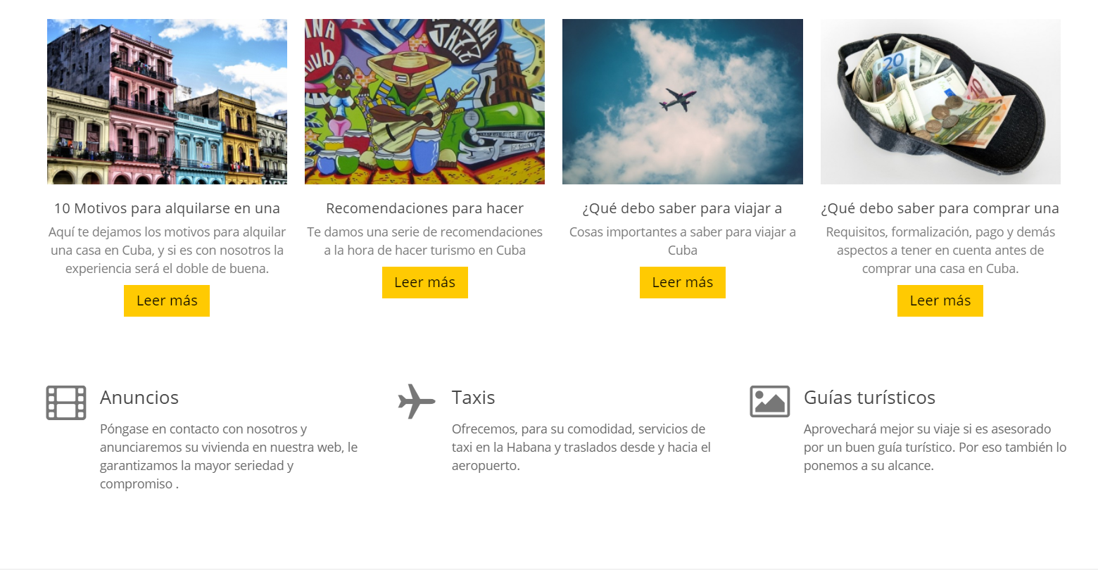 Diseño Web Reserva de Alojamientos Turísticos