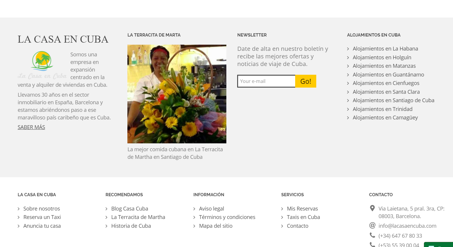 Diseño Web Reserva de Alojamientos Turísticos