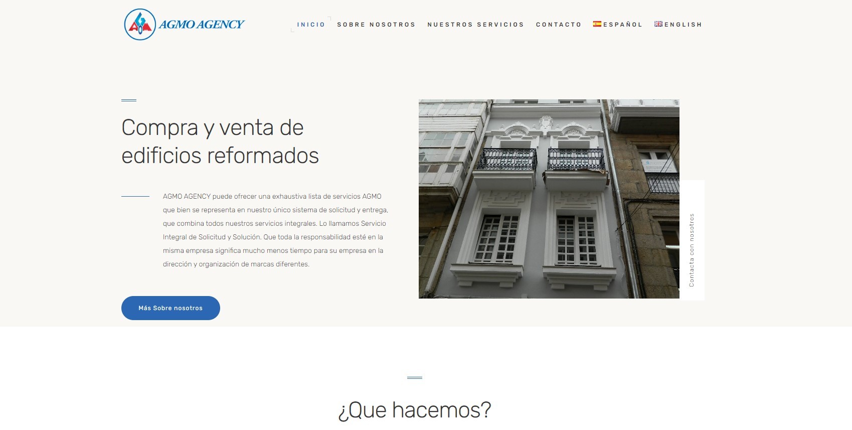 Diseño web Empresa Patrimonial