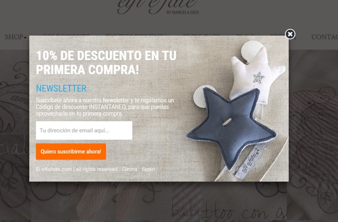 Diseño Tienda Online Ropa Bebés