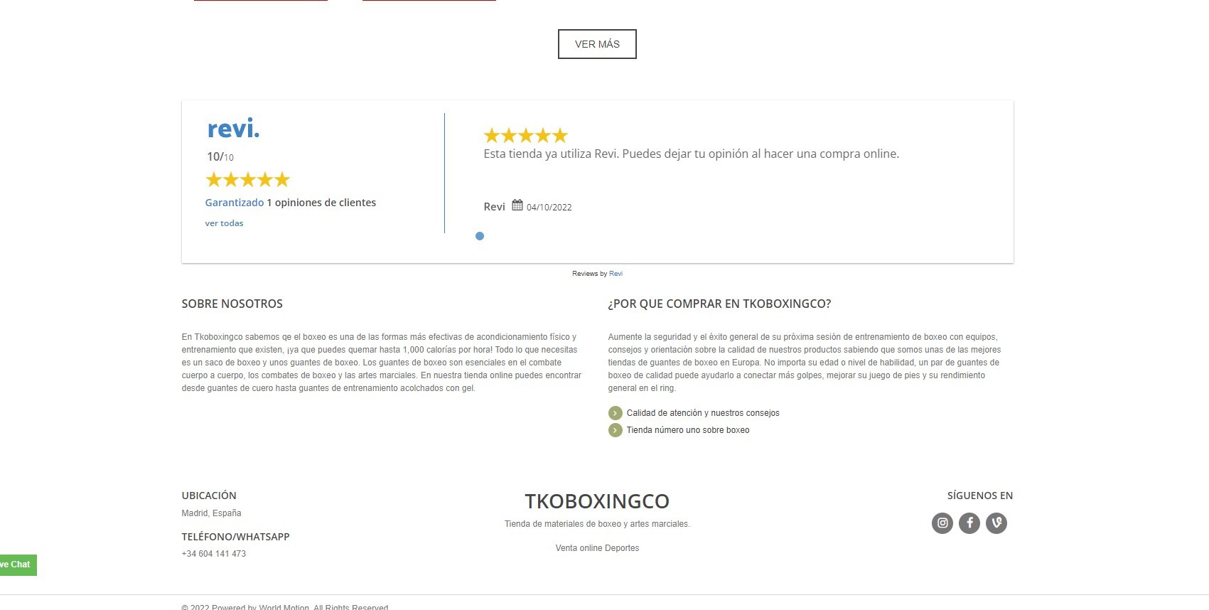 Diseño Tienda Online Deportes