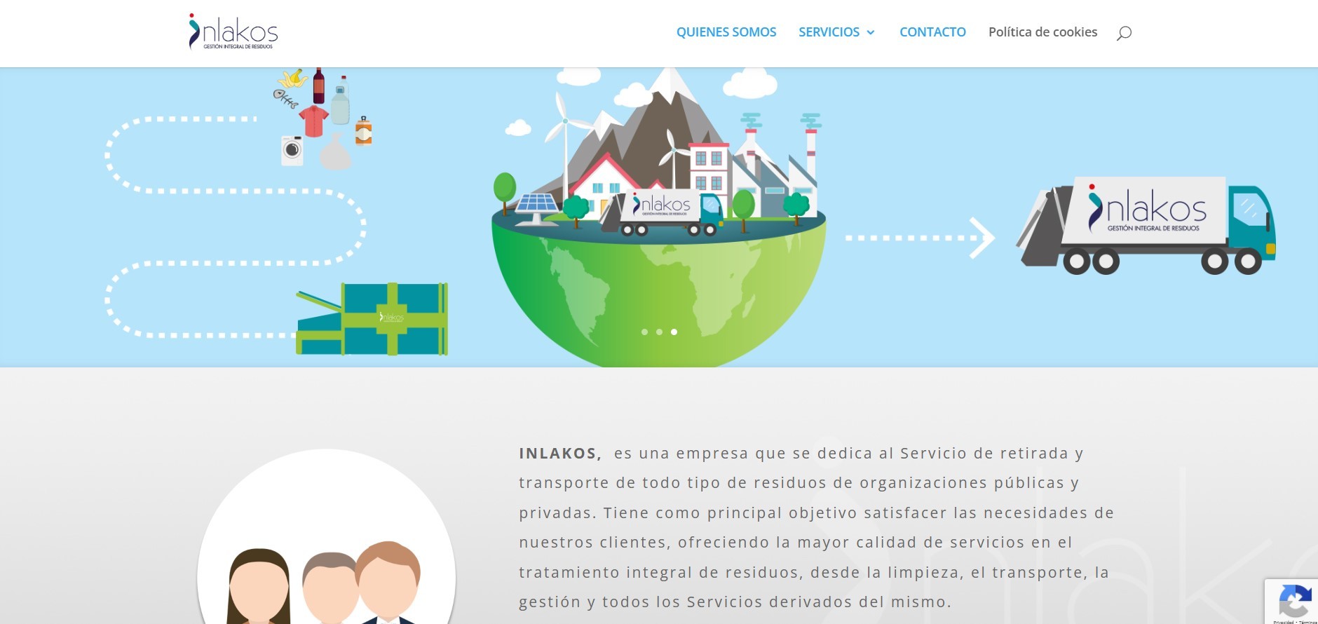 Crear Página Web Empresa Reciclaje