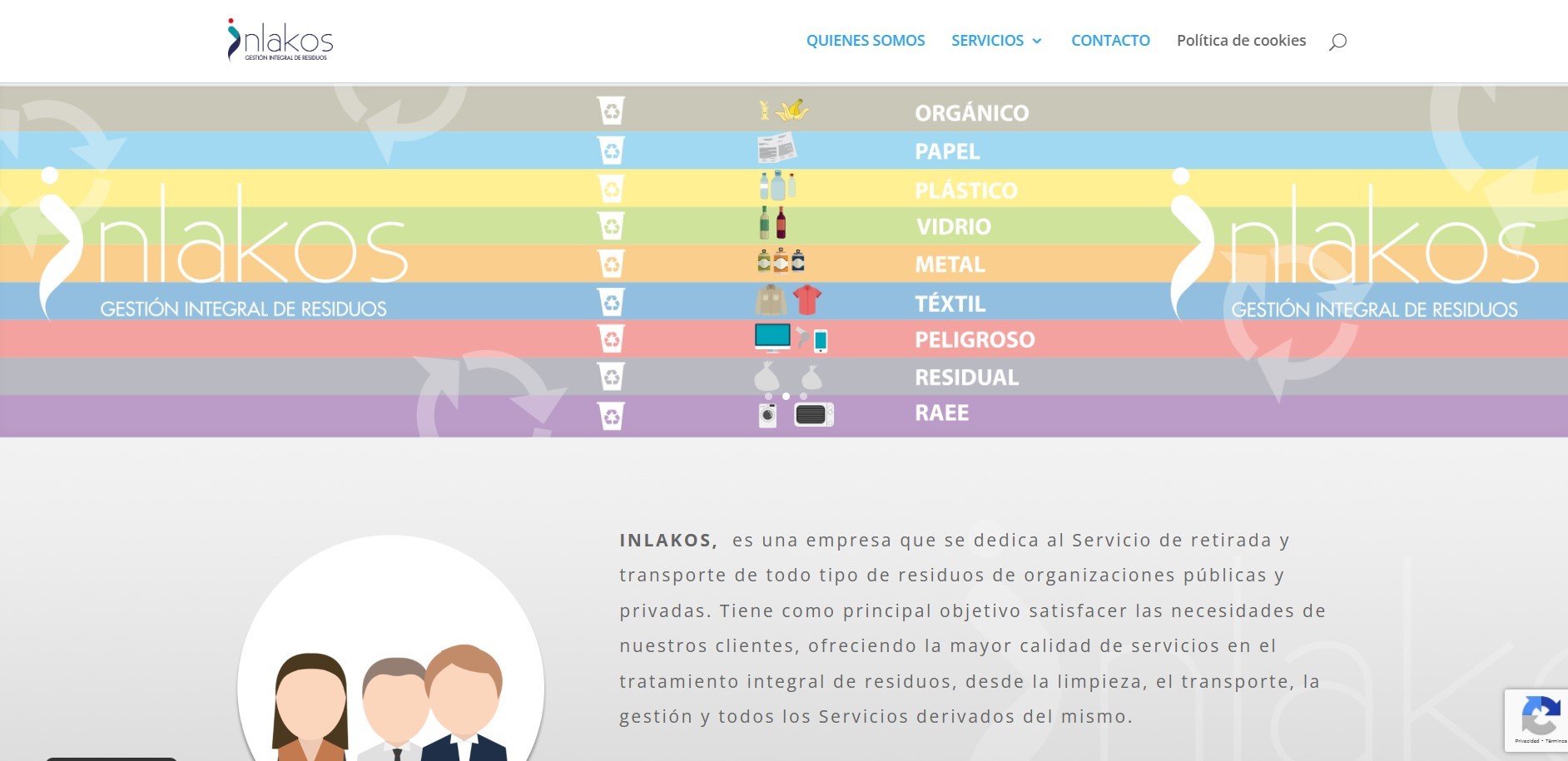 Crear Página Web Empresa Reciclaje