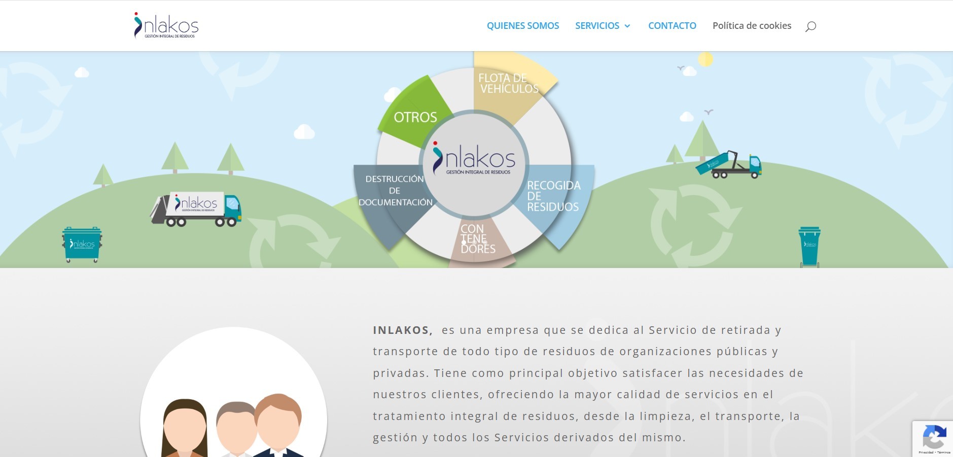 Crear Página Web Empresa Reciclaje
