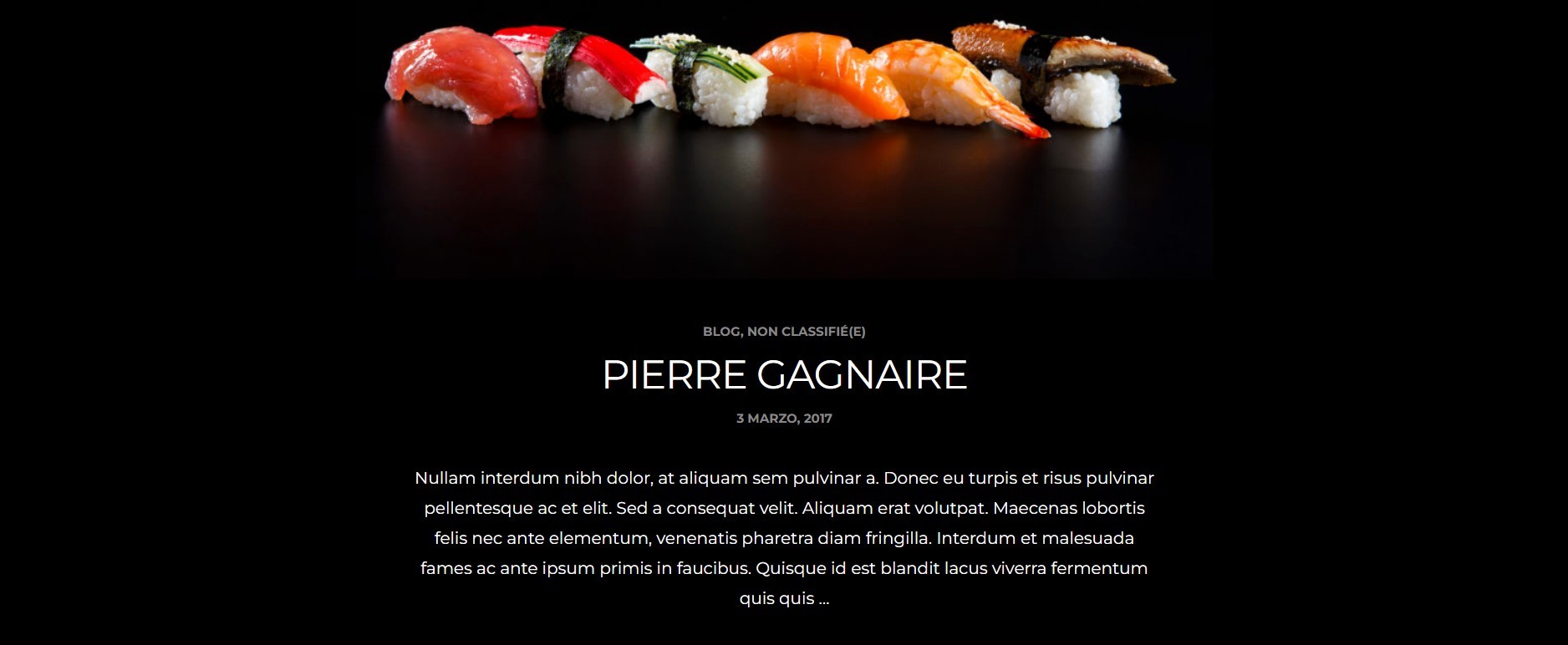 Diseño Web Restaurantes de Sushi