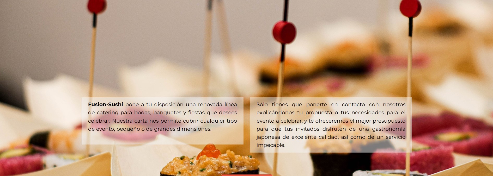 Diseño Web Restaurantes de Sushi