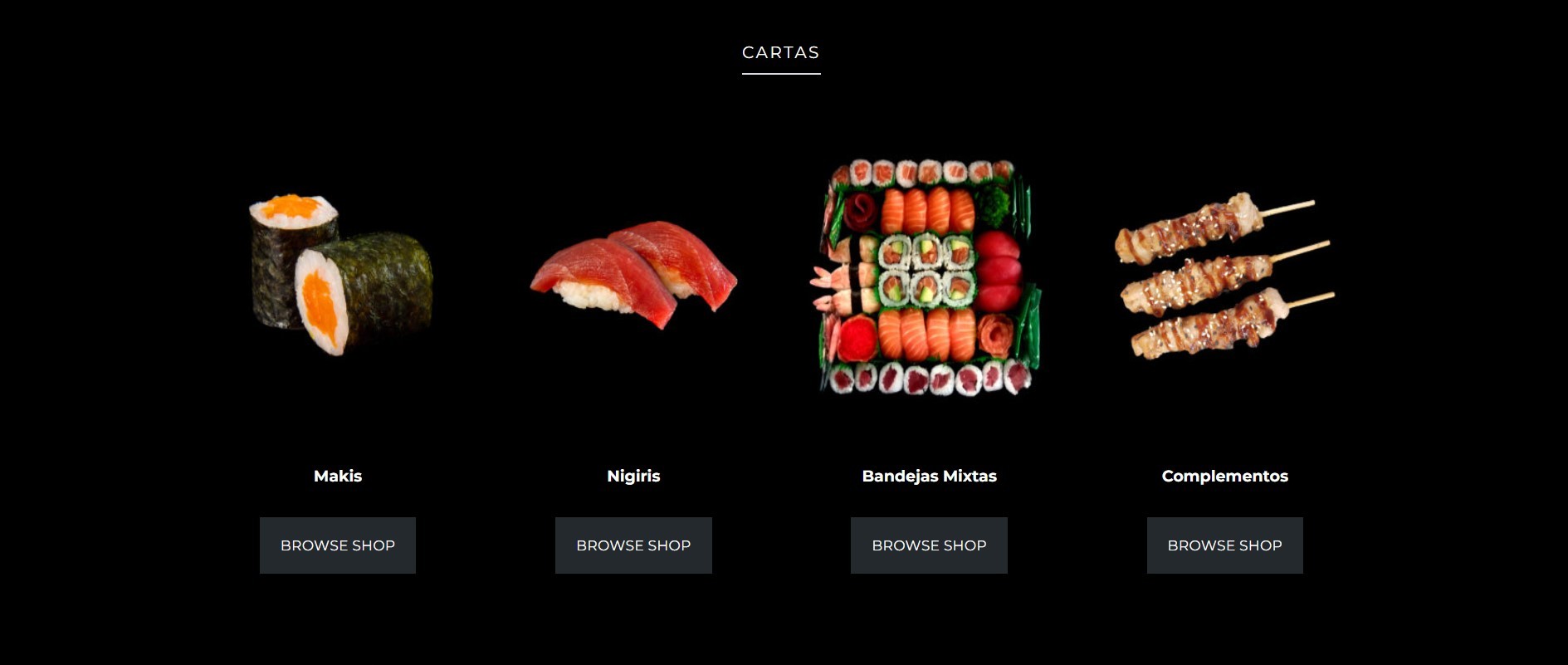 Diseño Web Restaurantes de Sushi