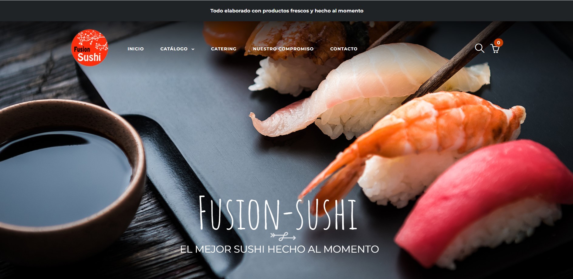 Diseño Web Restaurantes de Sushi