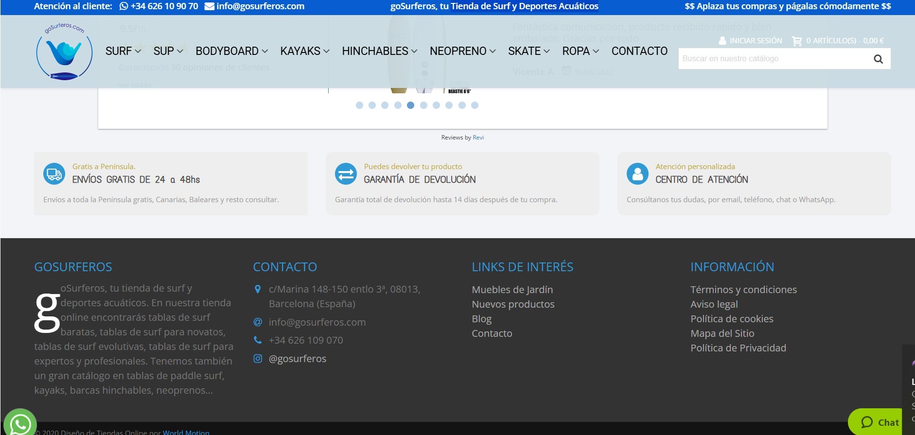 Crear una Tienda Online de Deportes: El Poder del Diseño Web para Surf