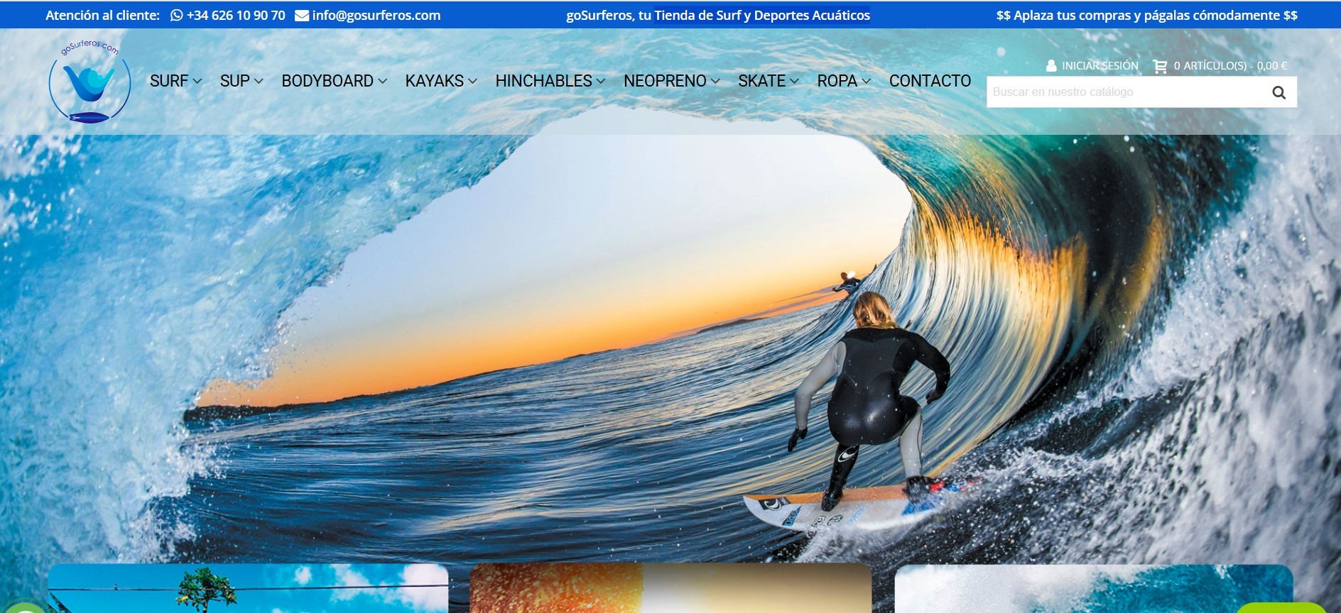 Crear una Tienda Online de Deportes: El Poder del Diseño Web para Surf