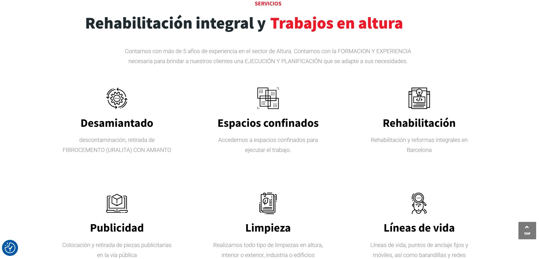 Hacer Página Web de Reformas y Trabajos Verticales