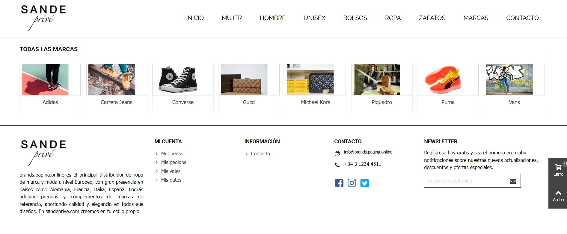 Tienda Online Ropa de Marca
