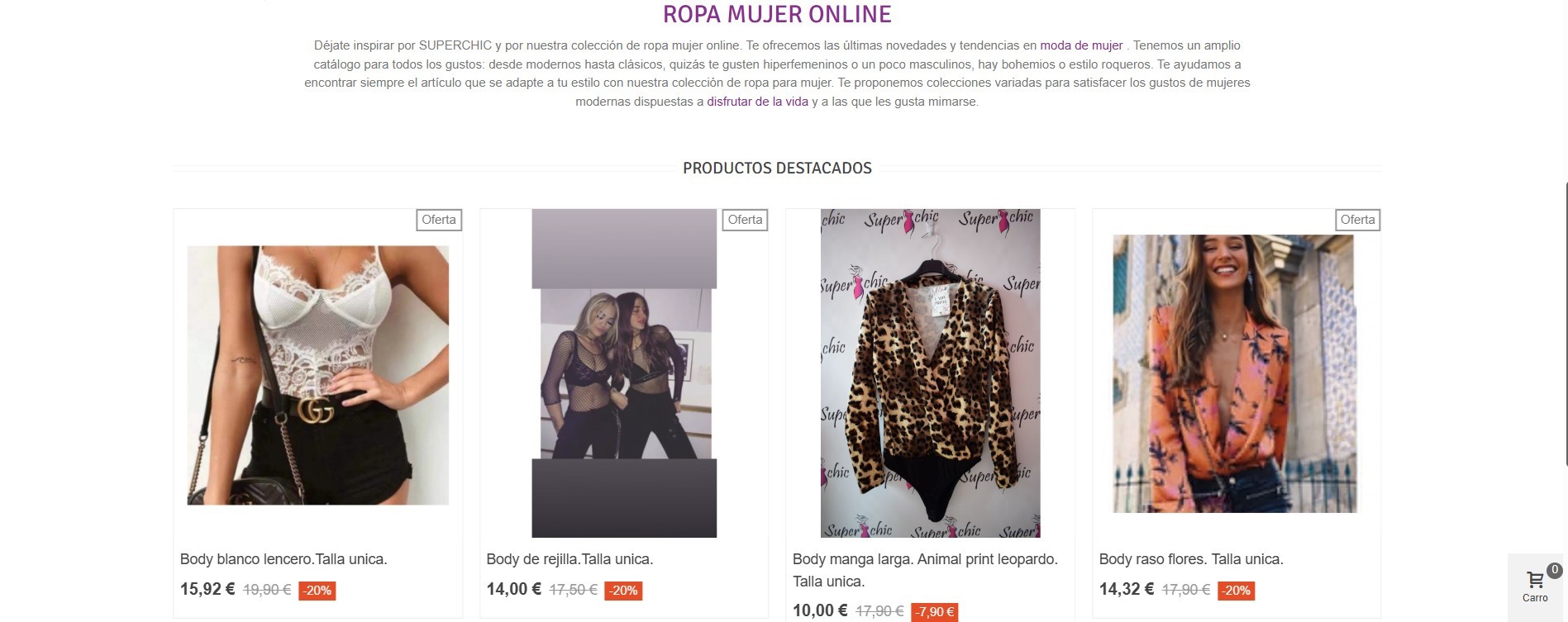 Crear Tienda Online Moda Mujer