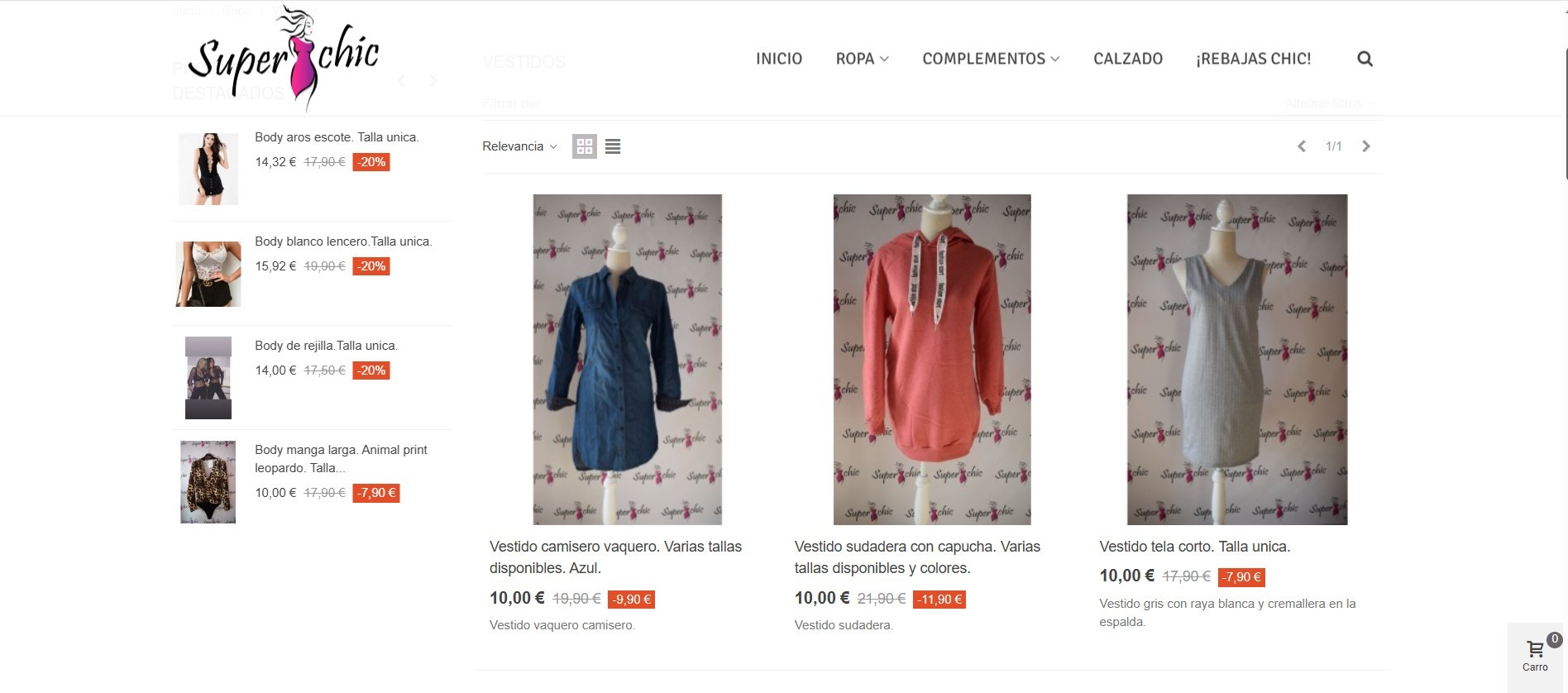 Crear Tienda Online Moda Mujer