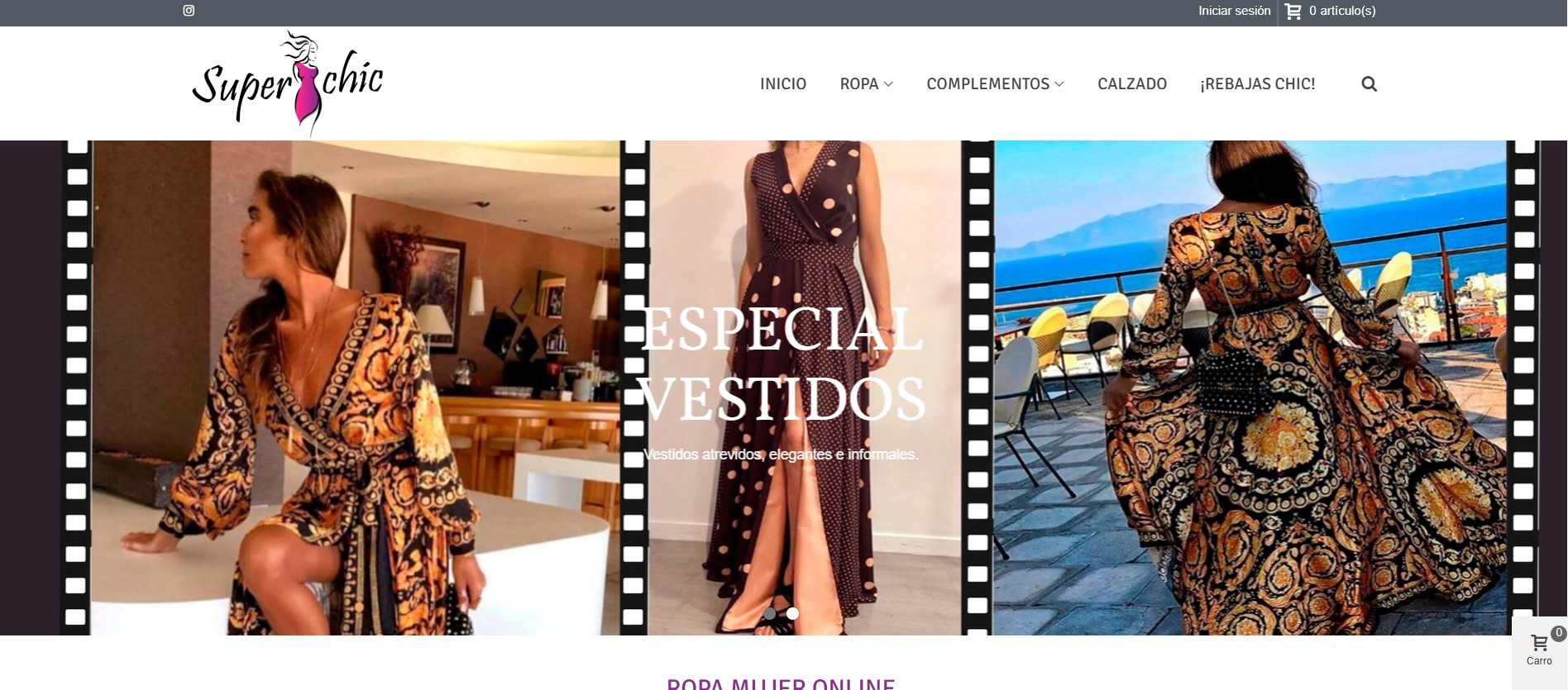 Crear Tienda Online Moda Mujer