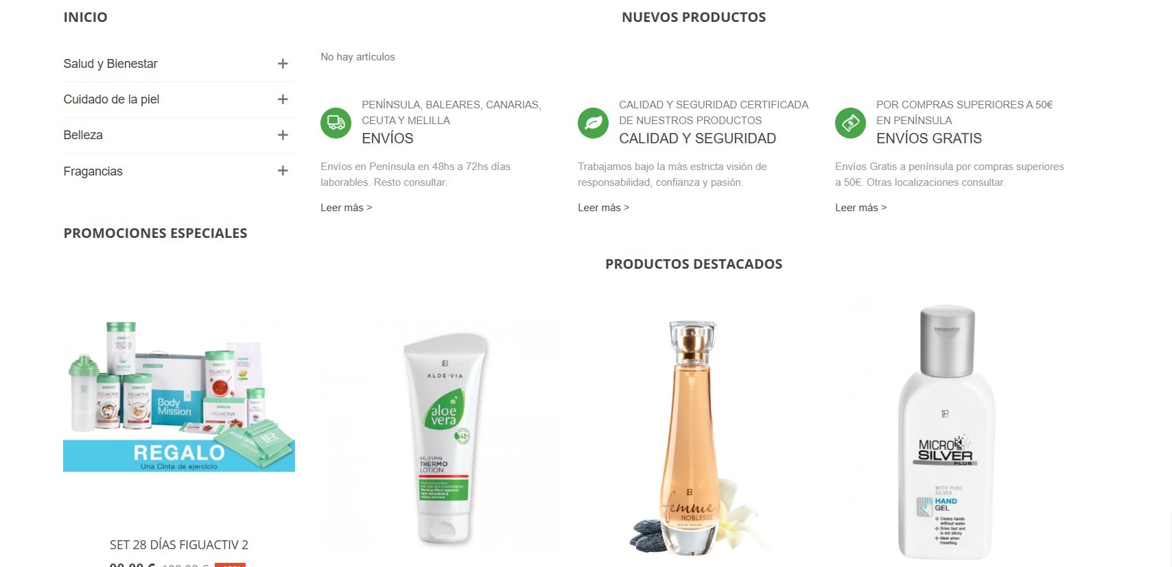 Crear Tienda Online Cosmética