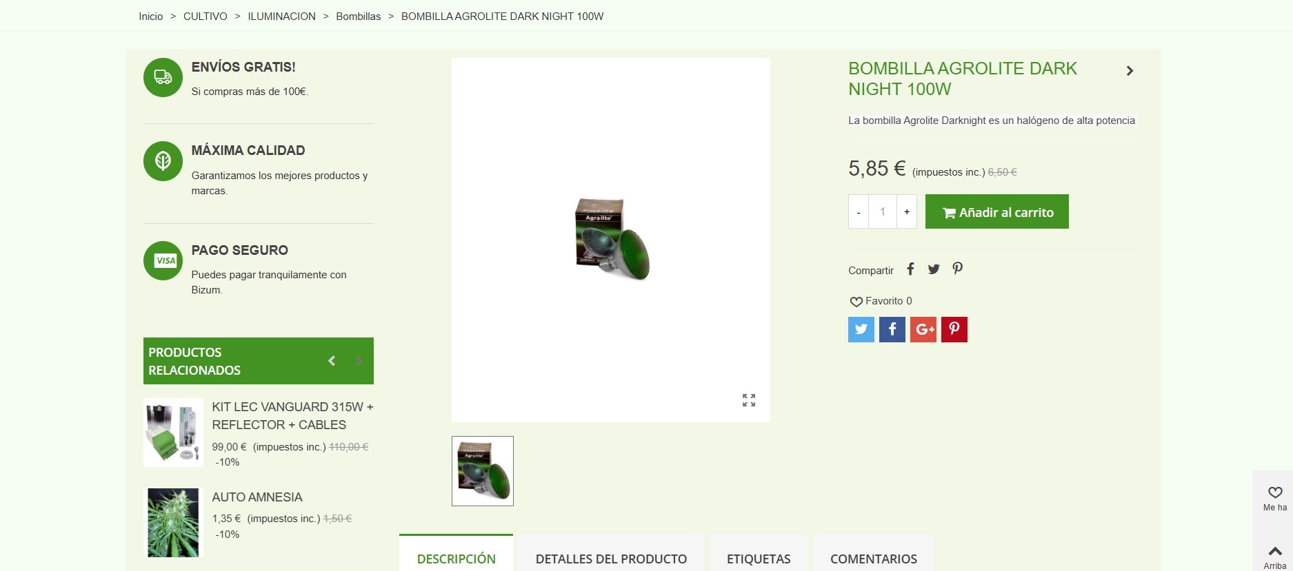 Crear Tienda Online Growshop