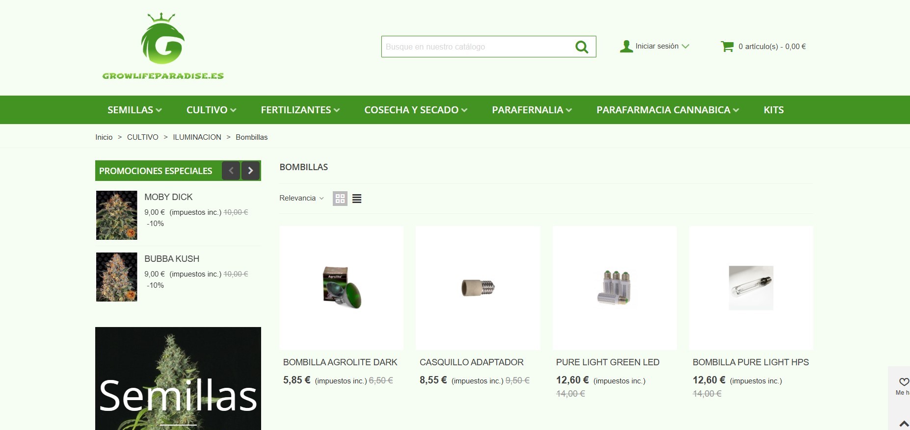 Crear Tienda Online Growshop