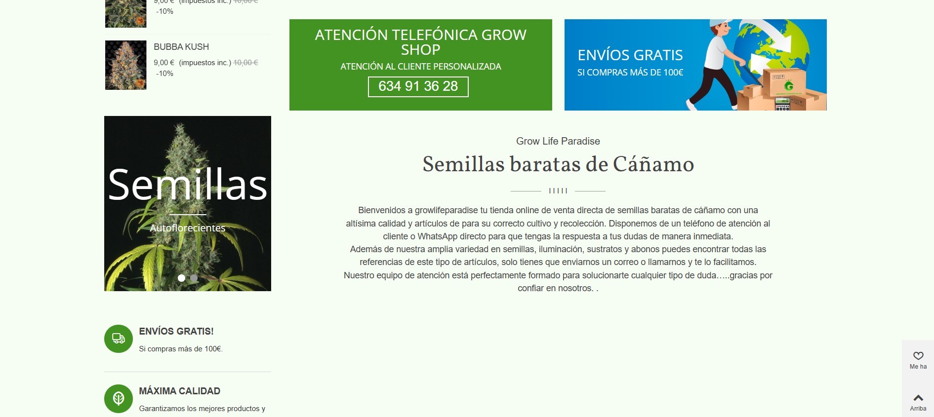 Crear Tienda Online Growshop