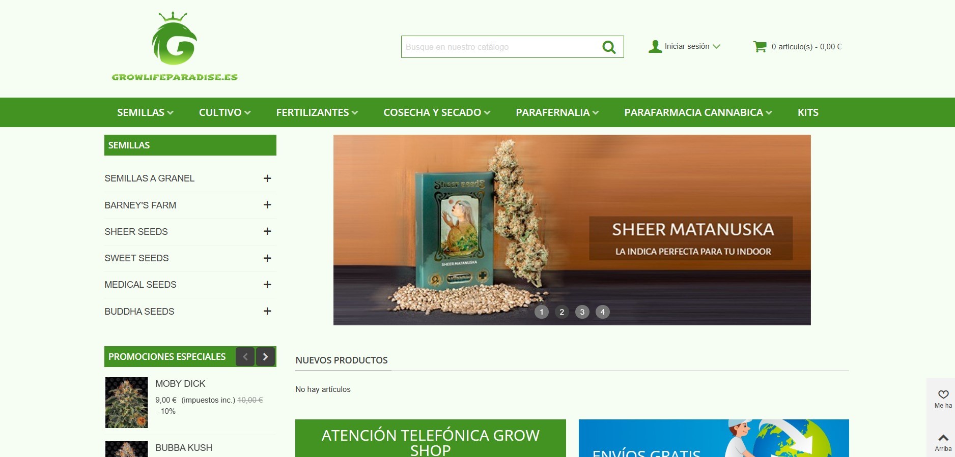 Crear Tienda Online Growshop