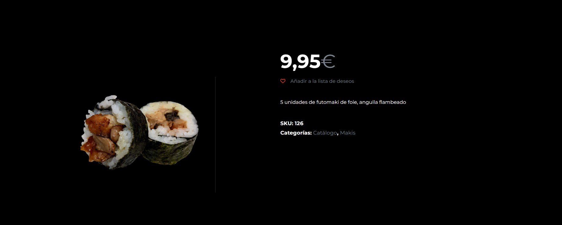 Diseño Web Restaurantes de Sushi