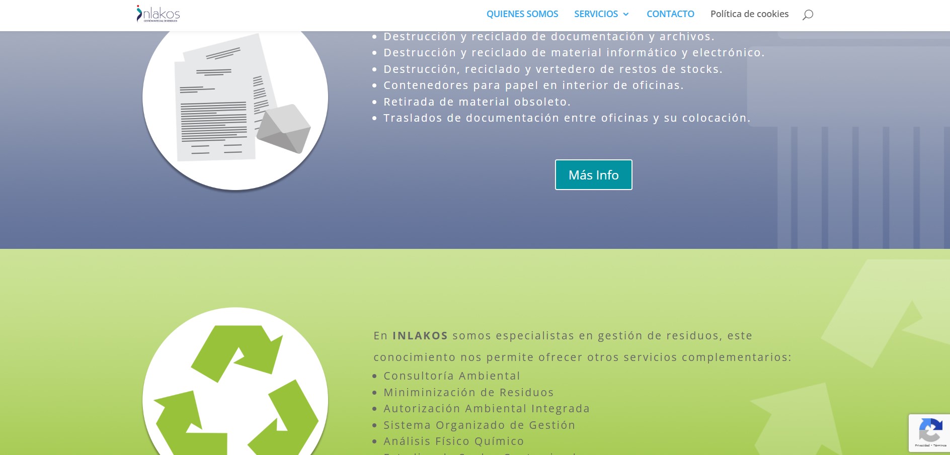 Crear Página Web Empresa Reciclaje
