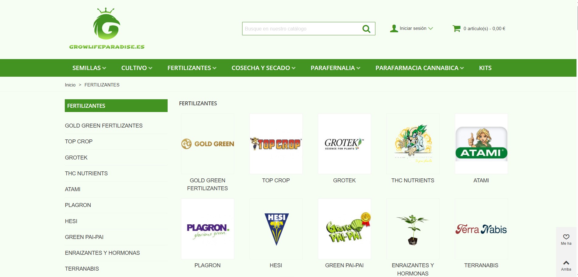 Crear Tienda Online Growshop